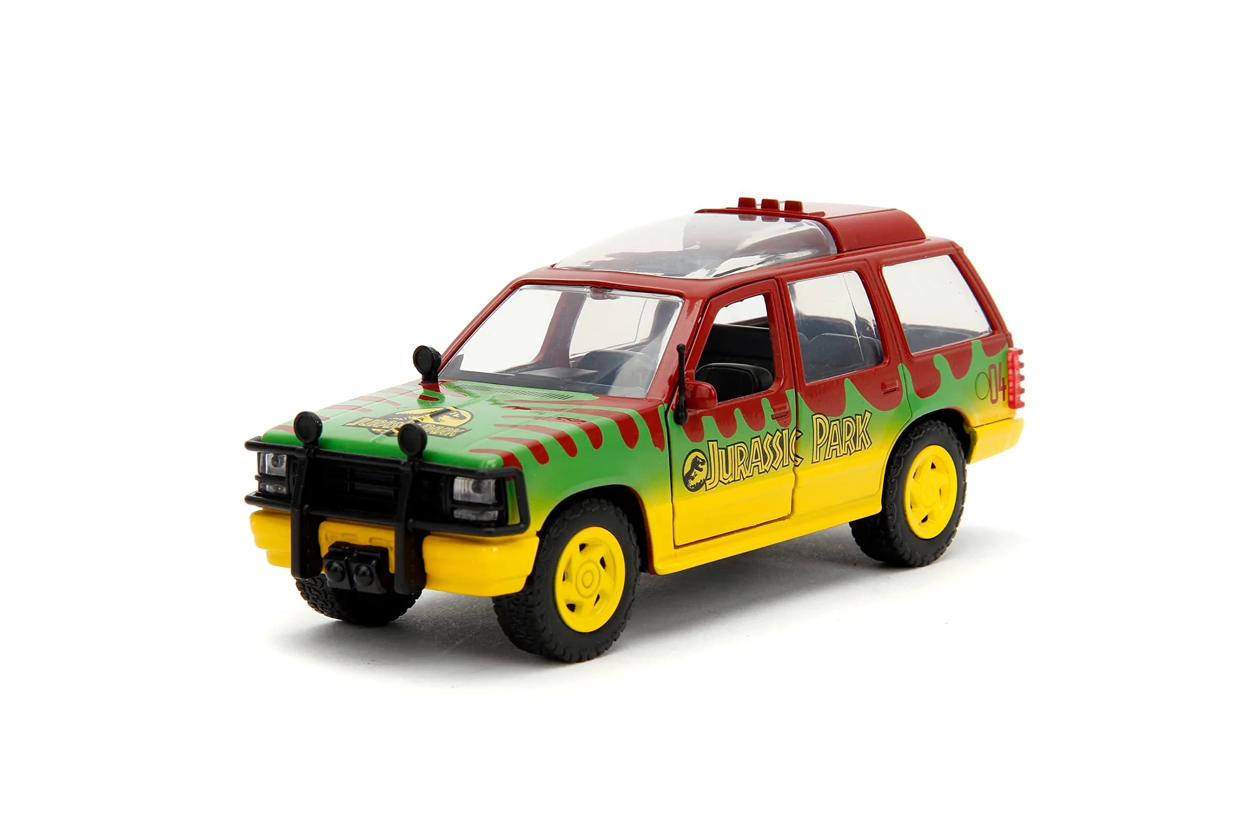 Jada Jurassic Park 1993 Ford Explorer Die-Cast Car 1:32 Scale | Authentic Collectible Toy