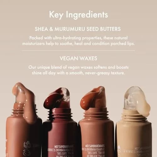 Summer Fridays Lip Butter Balm - Moisturizing Lip Gloss for Instant Shine + Sheer Color - With Nourishing Shea Butter - 0.5 Oz thumbnail 5