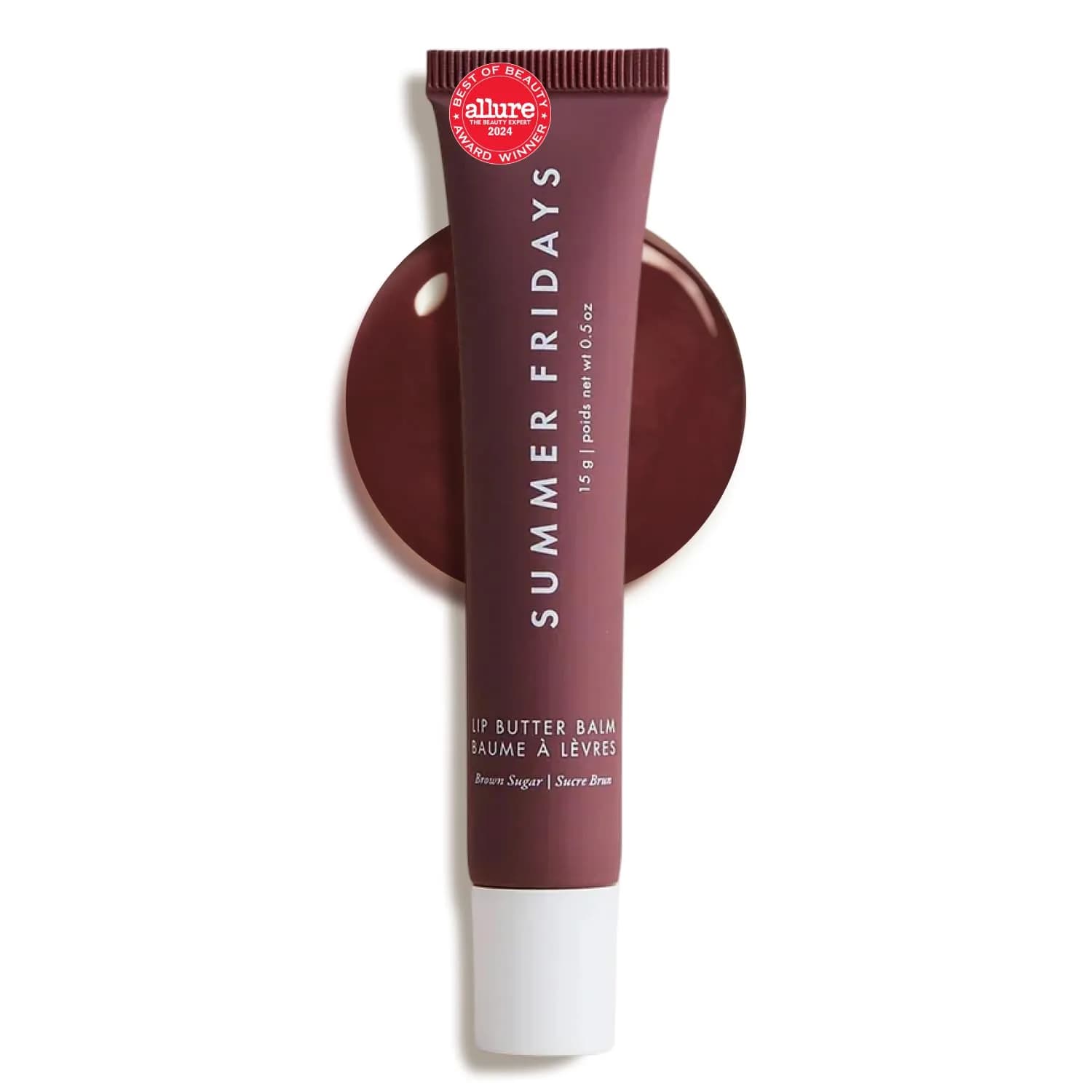Summer Fridays Lip Butter Balm - Moisturizing Lip Gloss for Instant Shine + Sheer Color - With Nourishing Shea Butter - 0.5 Oz — Brown Sugar