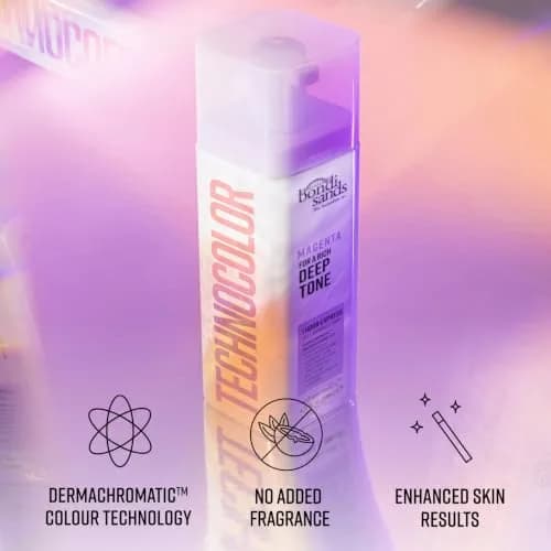 Bondi Sands Technocolor 1 Hour Express Tanning Foam, Magenta | Deep, Rich Tan for Olive & Deep Skin Tones thumbnail 2