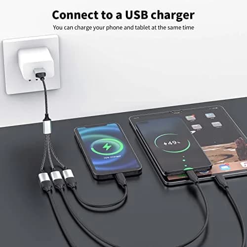 Fidioto USB Splitter Y Cable, 10in Dual USBA Ports, Data & Power Extender for Mac, Laptop, PC, Xbox Series X/S, PS4, PS5 thumbnail 5
