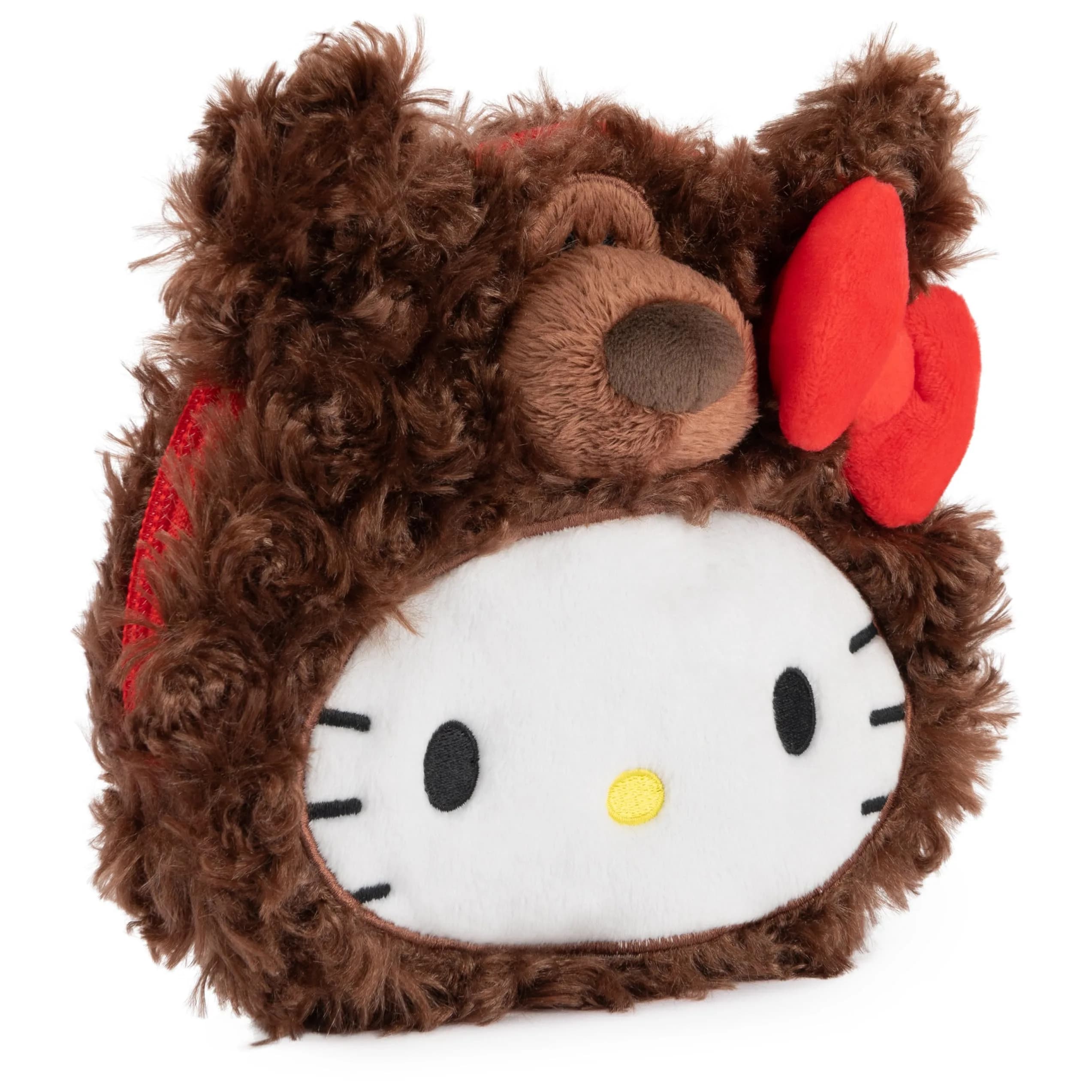 GUND Sanrio Hello Kitty Philbin Teddy Bear Plush Pouch 14cm (5.5") | Soft & Huggable Toy - view 3