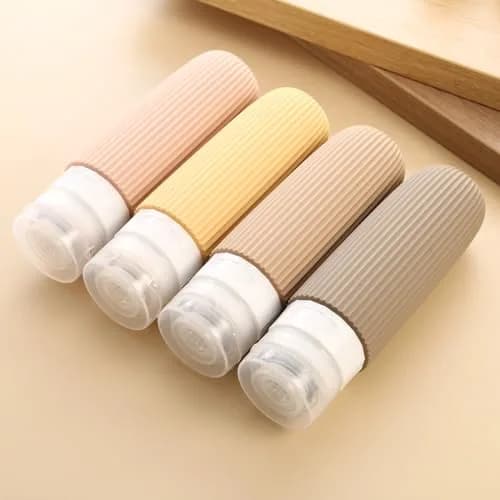 Mrsdry Travel Bottles for Toiletries 3oz | Leak Proof Silicone Travel Containers with Clear Bag thumbnail 7