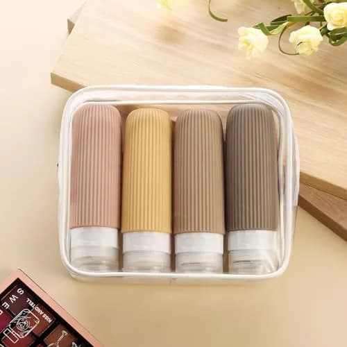 Mrsdry Travel Bottles for Toiletries 3oz | Leak Proof Silicone Travel Containers with Clear Bag thumbnail 8