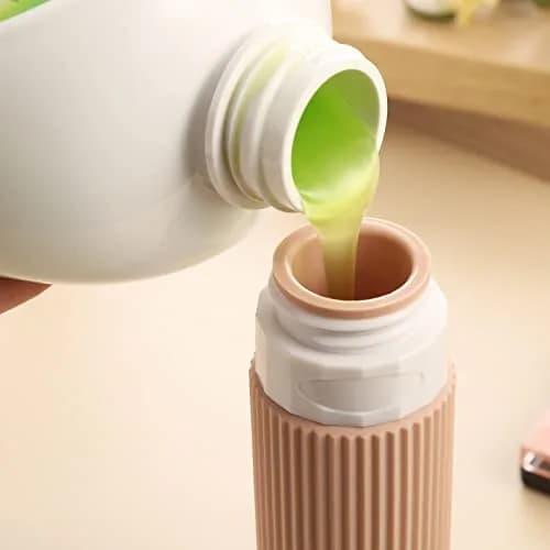 Mrsdry Travel Bottles for Toiletries 3oz | Leak Proof Silicone Travel Containers with Clear Bag thumbnail 3