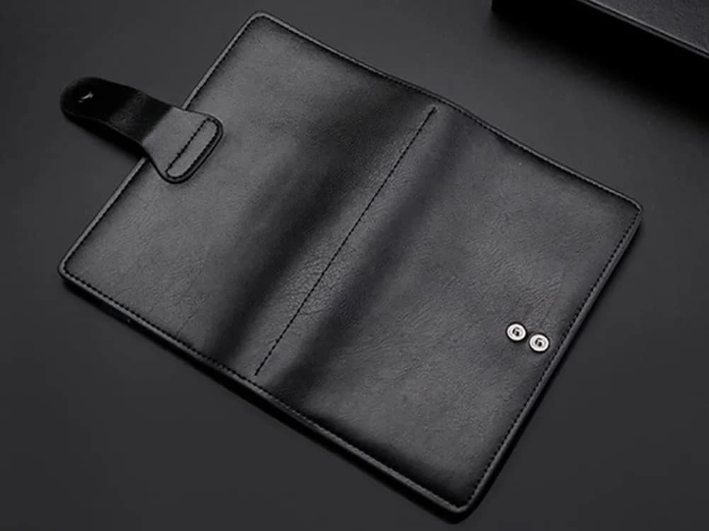 JERLA RFID Credit Card Holder Book - Leather Black, 96 Card Slots - view 2