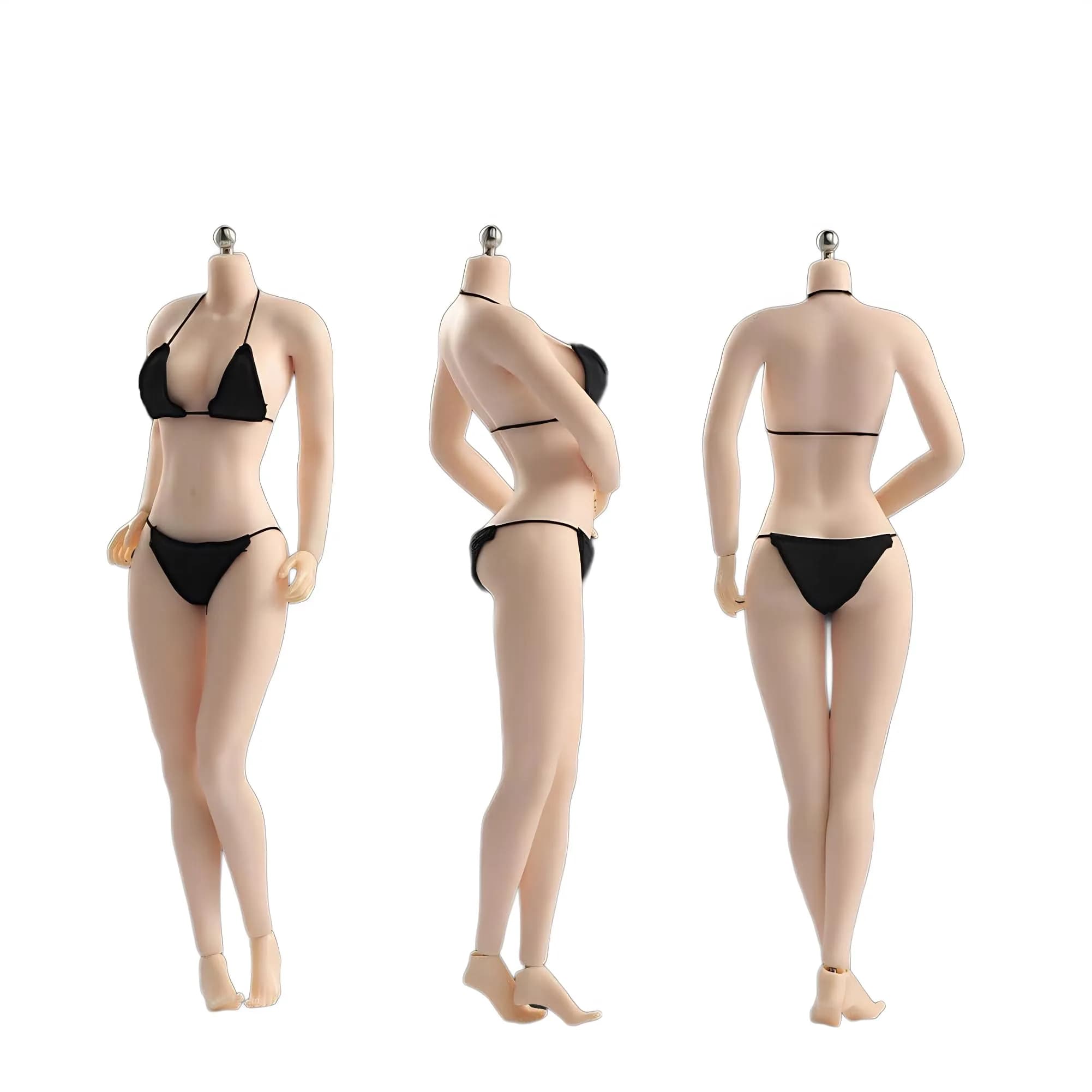 Fremego 1/6 Scale Female Body 30.5cm (12 inch) | Asian Girl Type Seamless Action Figure with Large Bust - main product image