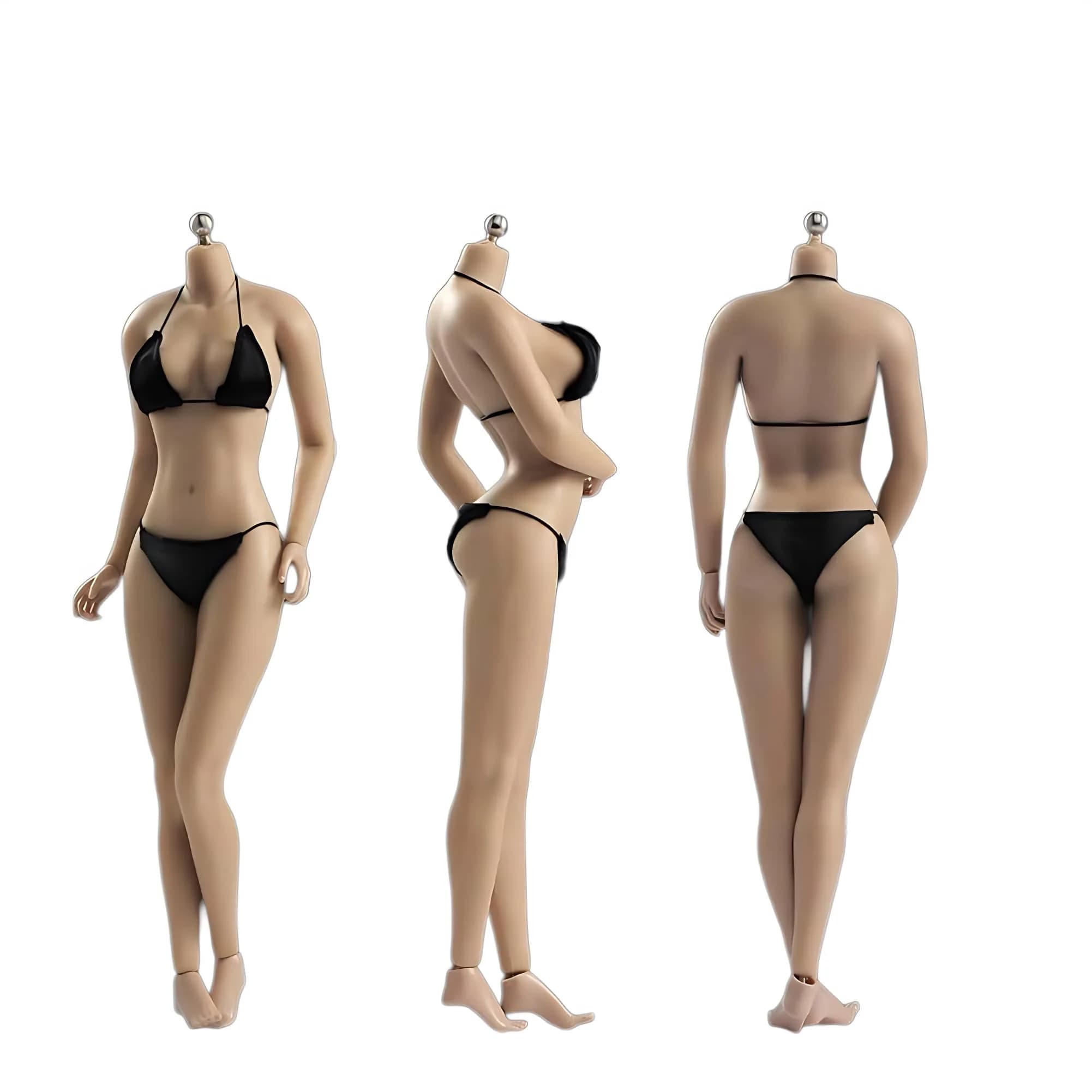 Fremego 1/6 Scale Female Body 12inch Asian Girl Type Seamless Figure Body Suntan Skin | Flexible Action Figure for Collectors - main product image