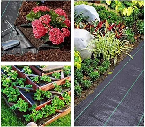 Groweco Heavy Duty Weed Barrier Landscape Fabric 6FT x 300FT (183cm x 9144cm) | Woven Geotextile Ground Cover for Driveways & Gardens thumbnail 5