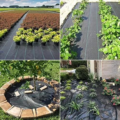 Groweco Heavy Duty Weed Barrier Fabric 6x50 ft (1.8x15.2 m) | Professional Grade Weed Control Mat thumbnail 4