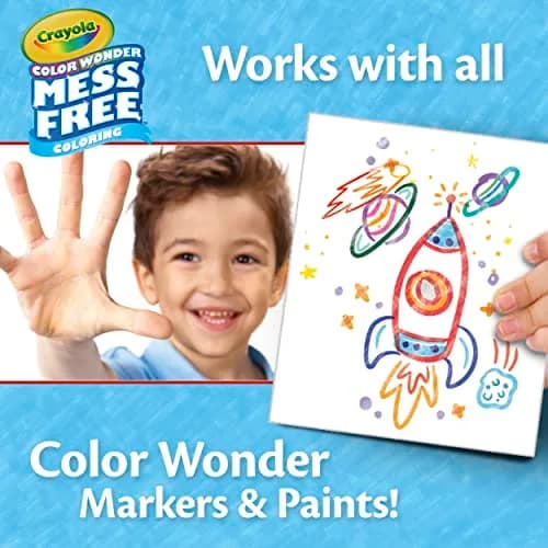 Crayola Color Wonder Mess Free Coloring Pages 50ct | Blank Printable Pages for Toddlers & Kids thumbnail 4