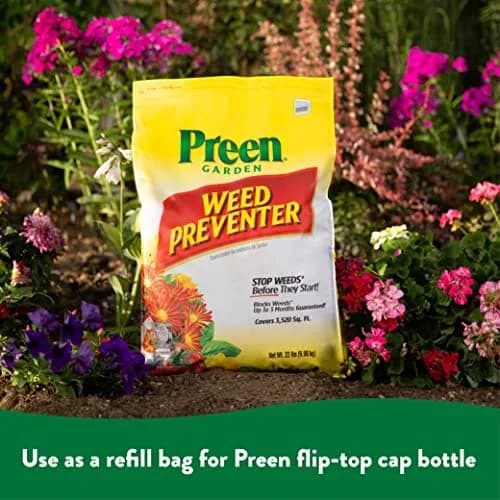 Preen Garden Weed Preventer 22 lb | Up to 3 Months Weed Control, Safe for 200+ Plants thumbnail 6