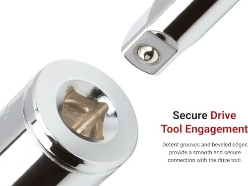 TEKTON 1/4 Inch Drive Magnetic Hex Bit Holder Socket SHA05402 | Easy Read Size, Corrosion Resistant, Secure Connection thumbnail 4
