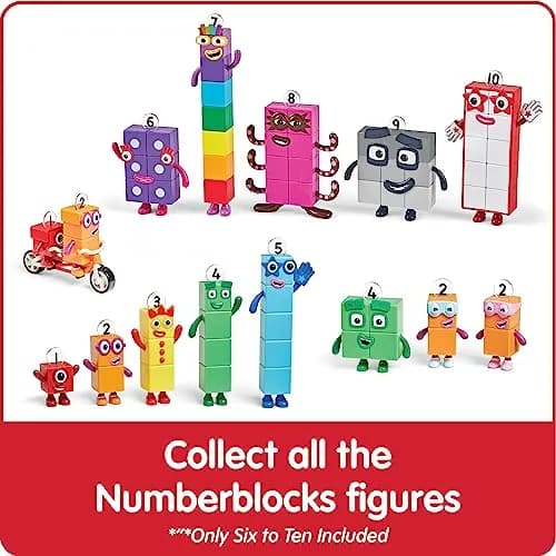 hand2mind Numberblocks Friends Six to Ten Figures – Official Licensed Character Action Set, Educational Toy, 6 Pieces, Plastic, 11.5 x 15 x 1.6 inches thumbnail 6