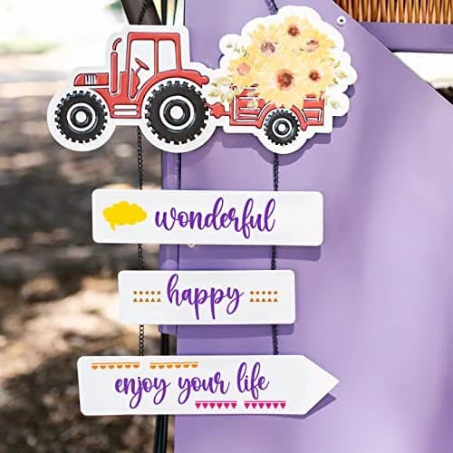 INFUNLY Metal Journal Stencils Bookmark Metal Templates Planner Stencils 10.1x17.7cm (4x7 inches) | Reusable for Journaling, Wood Carving, Drawings, Scrapbooking thumbnail 6