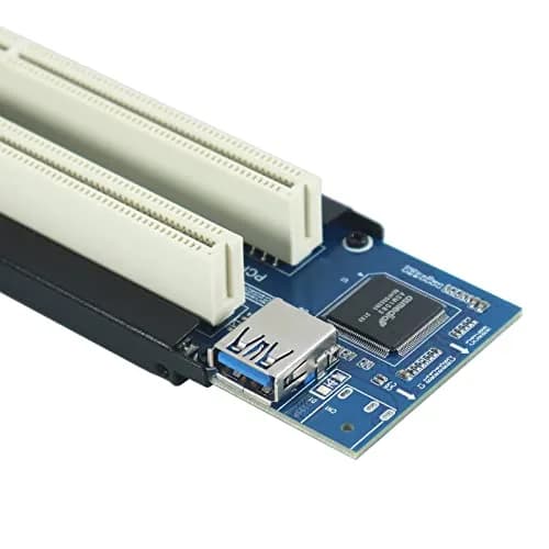 Trotwei Blue PCIe to PCI Adapter Card with USB 3.0 Cable | 3.2 oz (90.7 g) thumbnail 6