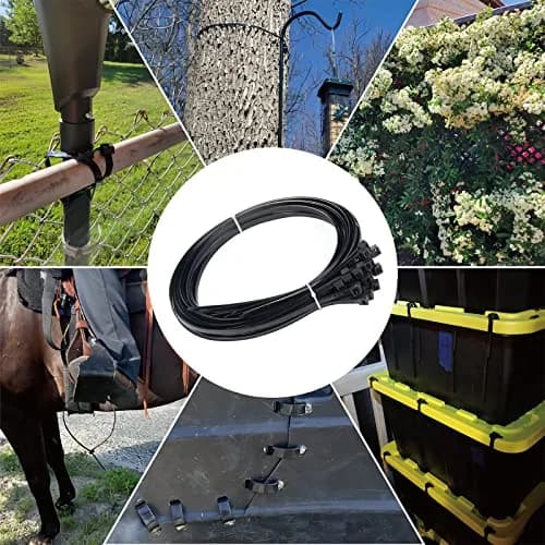 ANOSON Heavy Duty Zip Ties 24 inch | 220 lb Tensile Strength, 40 Pack, Black thumbnail 6