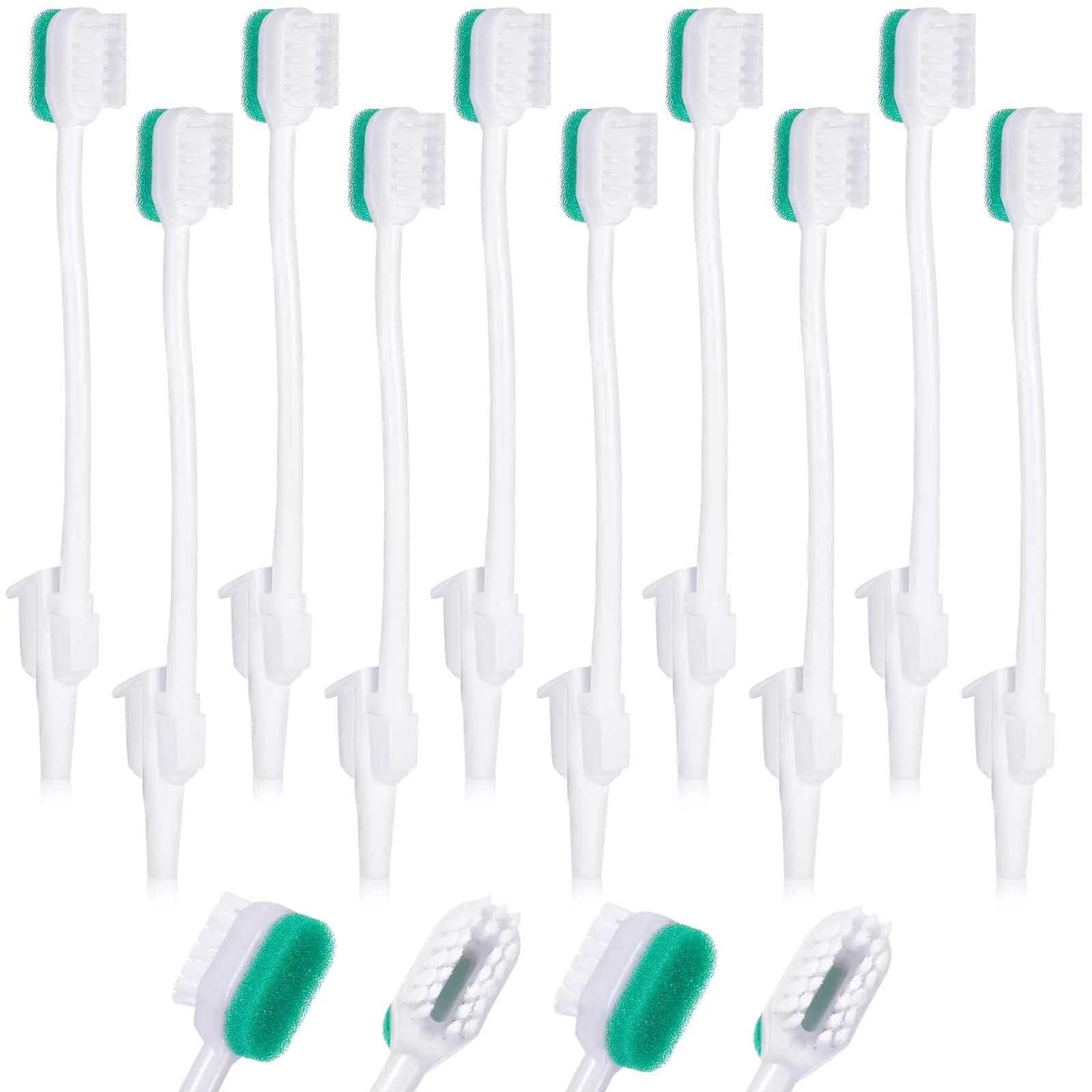 Didaey Oral Suction Swabs Sponge Toothbrush 18 cm (7.09 inches) | Pack of 10 Individually Wrapped - main product image