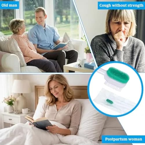 Didaey Oral Suction Swabs Sponge Toothbrush 18 cm (7.09 inches) | Pack of 10 Individually Wrapped thumbnail 5