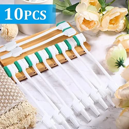 Didaey Oral Suction Swabs Sponge Toothbrush 18 cm (7.09 inches) | Pack of 10 Individually Wrapped thumbnail 6