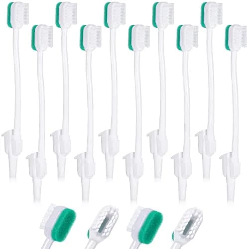Didaey Oral Suction Swabs Sponge Toothbrush 18 cm (7.09 inches) | Pack of 10 Individually Wrapped thumbnail 1