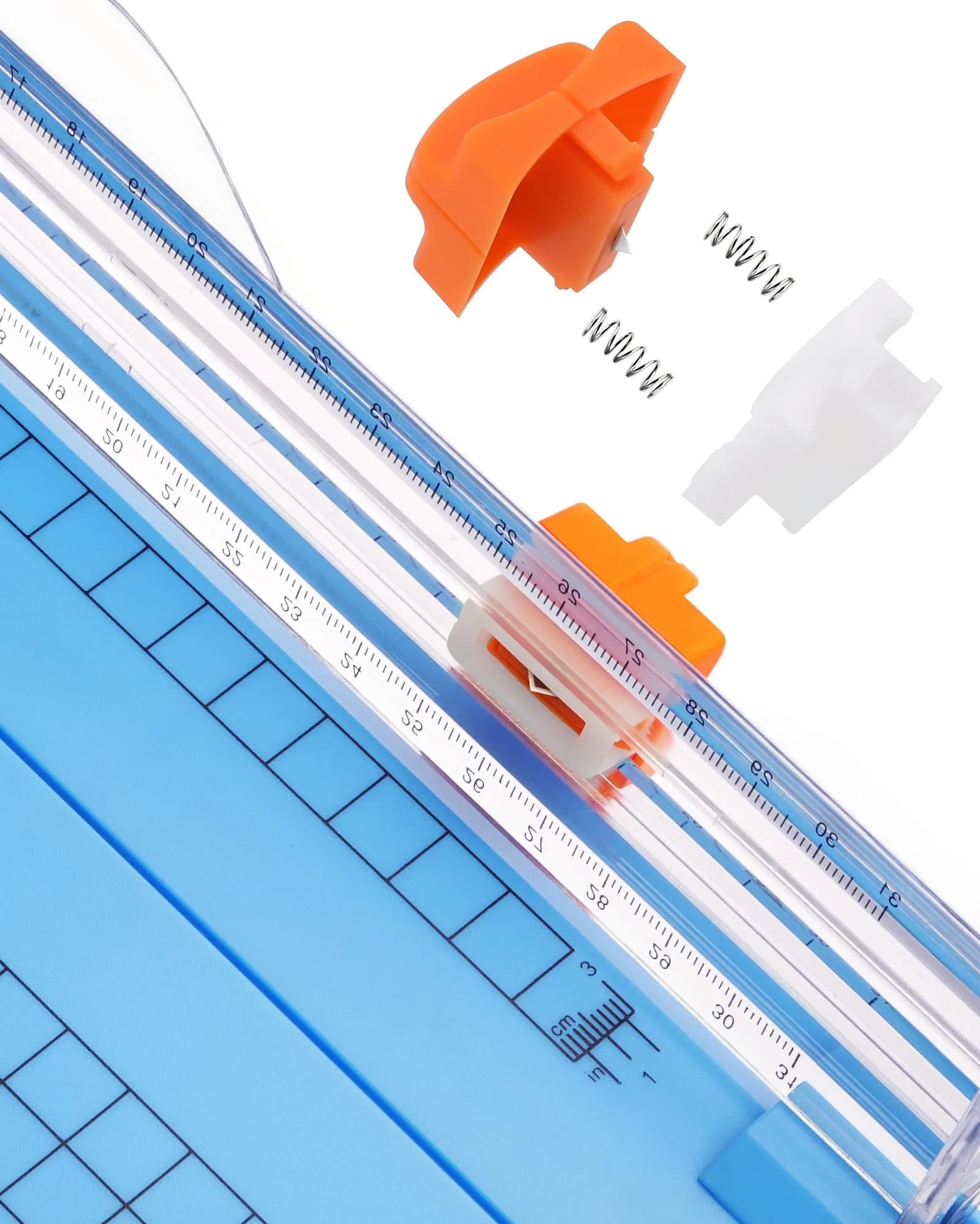 Firbon A4 Paper Cutter 30.5cm (12 Inch) - Blue | Craft Paper, Coupon, Label & Cardstock Trimmer with Black Titanium Blade - view 4