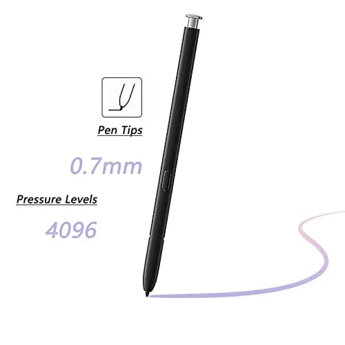PCTC Lavender Galaxy S23 Ultra Stylus with Bluetooth Replacement for Samsung Galaxy S23 Ultra 5G S Pen, Purple thumbnail 3