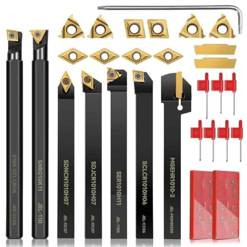 Joogto Indexable Lathe Turning Tool Kit 21Pcs | Precision Machining Set for Professionals & DIY thumbnail 1