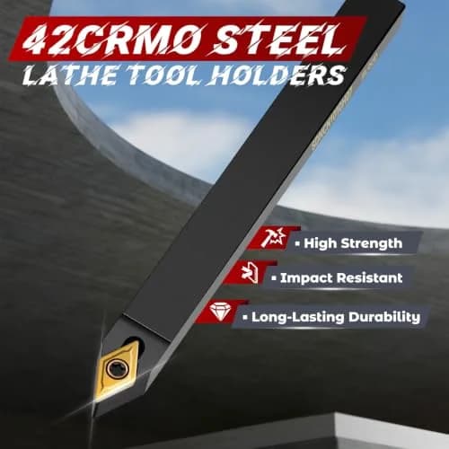 Joogto Indexable Lathe Turning Tool Kit 21Pcs | Precision Machining Set for Professionals & DIY thumbnail 4