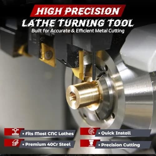 Joogto Indexable Lathe Turning Tool Kit 21Pcs | Precision Machining Set for Professionals & DIY thumbnail 6