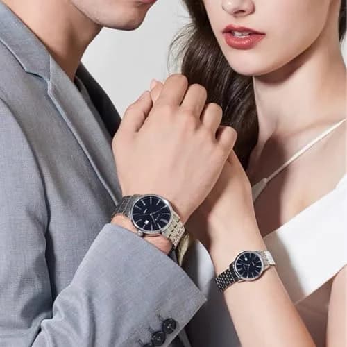 Niziruoup 19mm Stainless Steel Watch Band Strap Silver | Adjustable Metal Watch Bracelet Replacement Band for Men & Women thumbnail 6