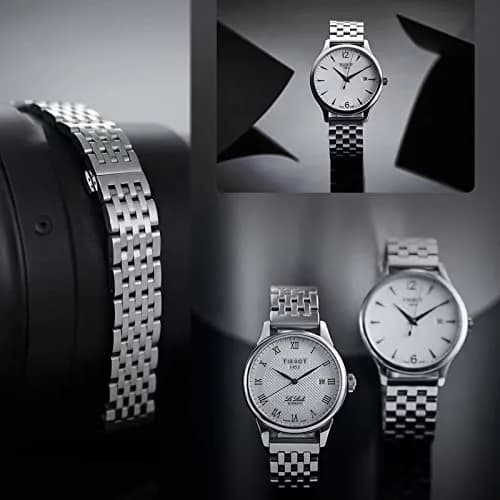 Niziruoup 20mm Stainless Steel Watch Band Strap with Curved Ends | Adjustable Size thumbnail 4