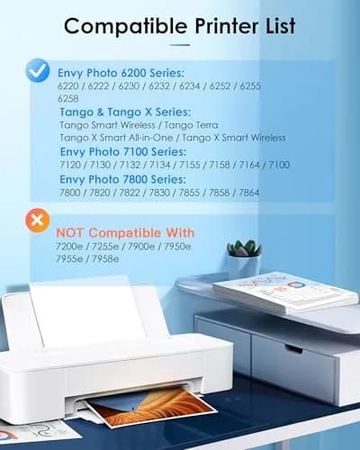 TECKKIN 64XL Ink Cartridges Combo Pack for HP Ink 64XL | High Page Yield & Bright Prints thumbnail 3