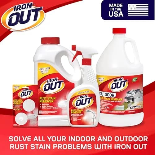 IRON OUT Rust Stain Remover Spray Gel 2.27 kg (72 Fl Oz) | No-Scrub Cleaner for Vertical Surfaces thumbnail 7