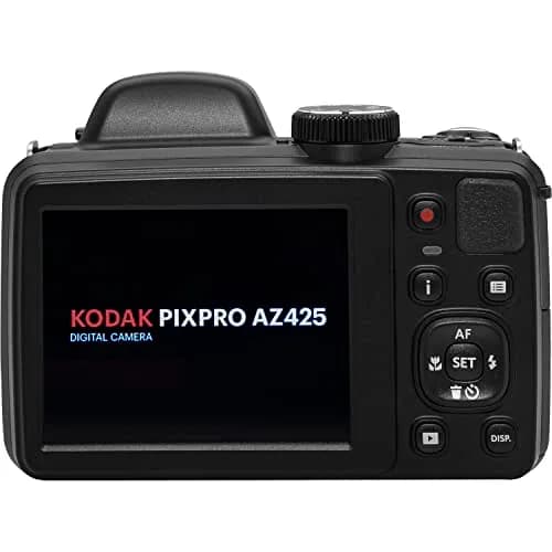 Kodak PIXPRO AZ425 Digital Camera Bundle with 64GB Card, Case & Tripod | 20MP CCD Sensor, 42x Optical Zoom, 1080p HD Video thumbnail 6