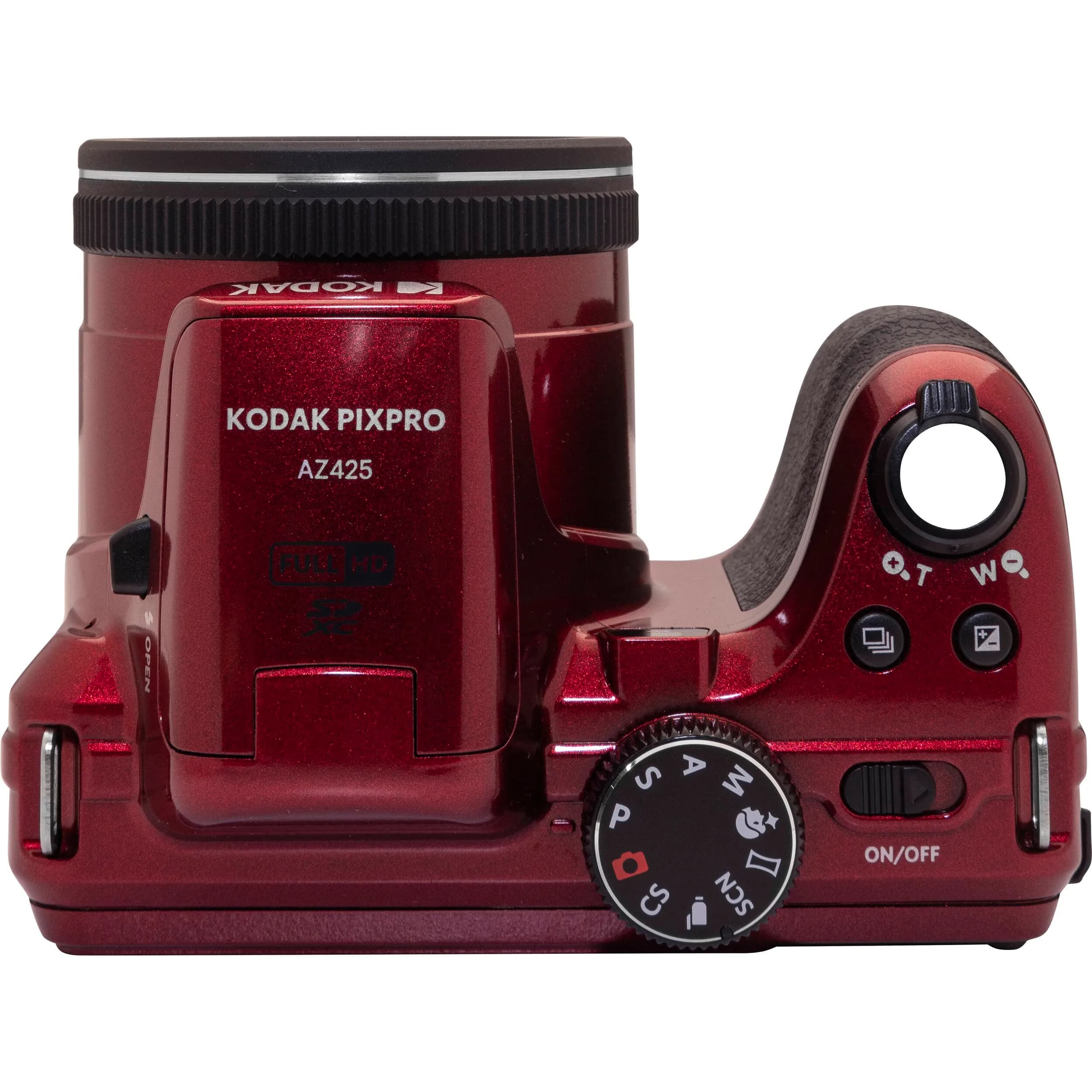 Kodak PIXPRO AZ425 Digital Camera with 42x Optical Zoom, 20MP CCD Sensor, 64GB Card & Accessories (Red) - view 5