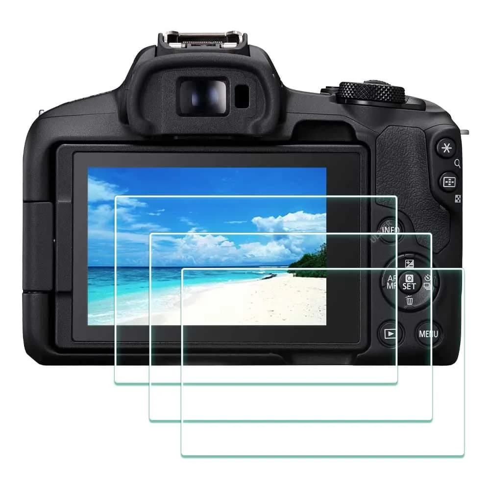 ULBTER Screen Protector for Canon EOS R50 EOS R8 Camera | 3 Pack Ultra-Clear 9H Tempered Glass