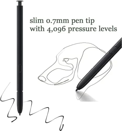 LiXiongBao Galaxy S23 Ultra S Pen Replacement | No Bluetooth, Phantom Black (1 Count, Compatible with Samsung Galaxy S23 Ultra 5G) thumbnail 3