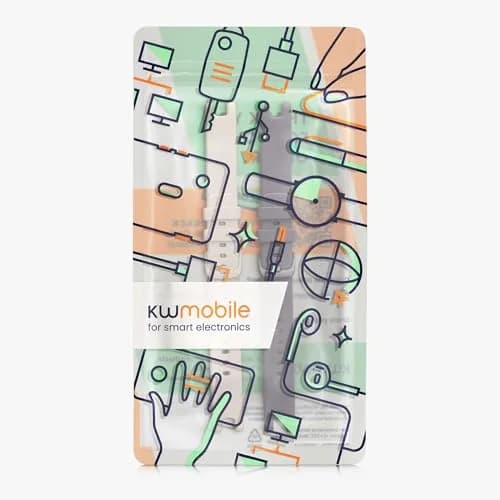 kwmobile Silicone Watch Bands Compatible with Garmin Lily Sport - 2x Replacement Bands - Lavender/Beige (14-22 cm) thumbnail 7