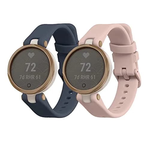 kwmobile Blue Watch Band for Garmin Lily Sport | Adjustable Silicone Strap (14-22 cm / 5.5-8.7 inches) thumbnail 1