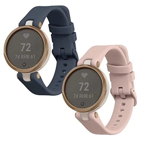 kwmobile Blue Watch Band for Garmin Lily Sport | Adjustable Silicone Strap (14-22 cm / 5.5-8.7 inches) thumbnail 8