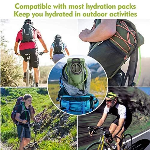 CHERAINTI 1.5L Hydration Bladder | 1.42 L (1.5 L) Water Reservoir for Hiking Backpacks thumbnail 7