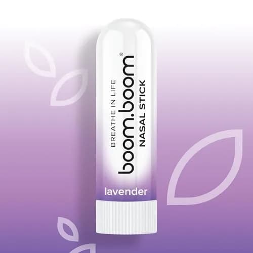 BoomBoom Nasal Stick Medication 3 Pack | Essential Oils + Menthol Inhaler with Vapor Flow Technology thumbnail 5