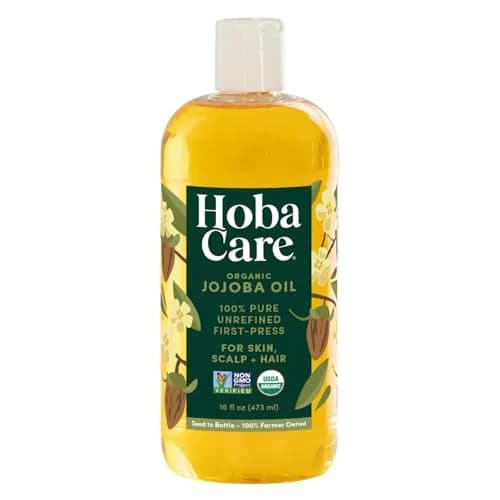HobaCare Organic Jojoba Oil 16 oz | Moisturizing & Hair Care for All Skin Types thumbnail 1