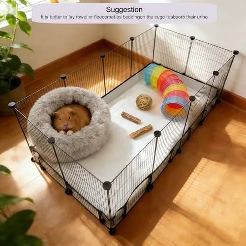 DZWLKJ Waterproof Guinea Pig Cage Liner 61x122cm (24x48 inches) | Easy Clean & Odor Control for Small Animals thumbnail 5