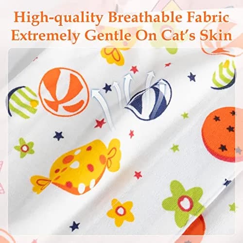 ANWA Cat Recovery Suit Female, Breathable Cat Surgery Recovery Suits | Post-Operative Support for Cats thumbnail 5