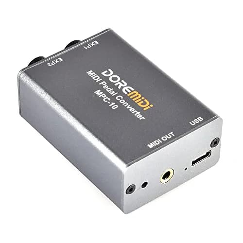 DOREMiDi Expression Pedal Converter Pedal Sustain Pedal Expander MPC-10 | MIDI Pedal Compatibility & USB Control thumbnail 2