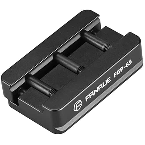 FANAUE FGP-65 Picatinny Arca-Swiss Compatible Rail Plate 6061 Aluminum | Anti-Slip Mount for Tripods (70-120 chars) thumbnail 1