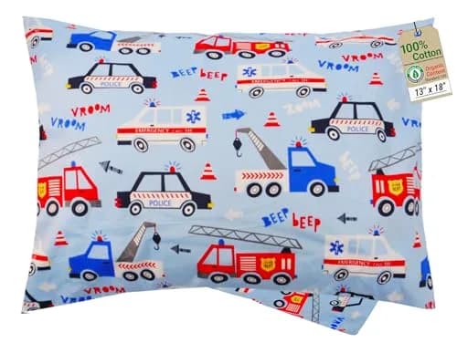 ZPECC Toddler Pillow with Pillowcase 13x18 Organic Cotton Hypoallergenic Kids Pillow for Travel & Nursery thumbnail 1