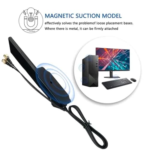 Zahara WiFi 6E Tri-Band Antenna for ASUS & Motherboards | 360° Omni-Directional Coverage (70-120 chars) thumbnail 5